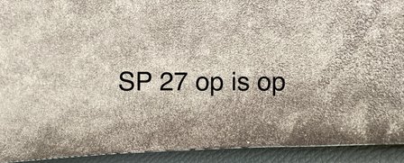 OP is OP  Zelfklevend Alcantara SP 27 ANTRACIET   Labro 145 cm breed  outlet ! prijs 
