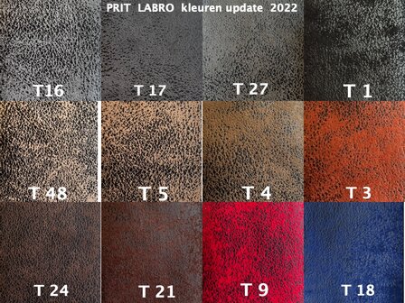 Losse splitpen knopen in lederlook / prit stof / alcantara stof 