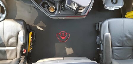 Tunnelhoes geschikt voor SCANIA S doorgestikt pritstof