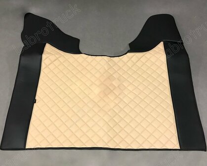 Tunnelhoes geschikt voor DAF XF EURO 6 (2013 t/m 2017) vierkantjes doorgestikt lederlook middenstuk