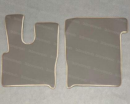 Vloermatten geschikt voor DAF XF EURO 6 (2013 t/m 2021)  glad lederlook