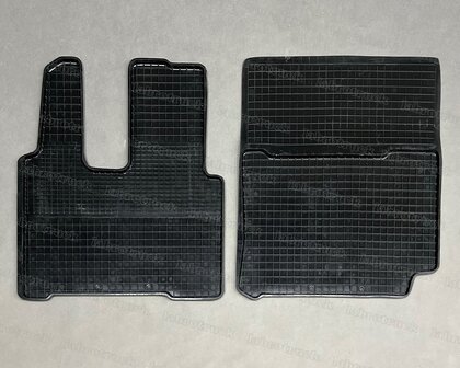Rubber matten geschikt voor MERCEDES ACTROS MP 5 / MP 4  brede cabine klapstoel / luxe stoel