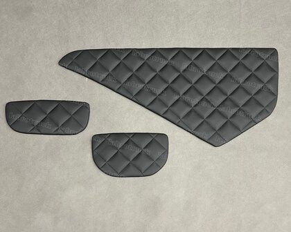 Dashboard plankje geschikt voor MERCEDES Actros MP4/5 vierkantjes doorgestikt lederlook