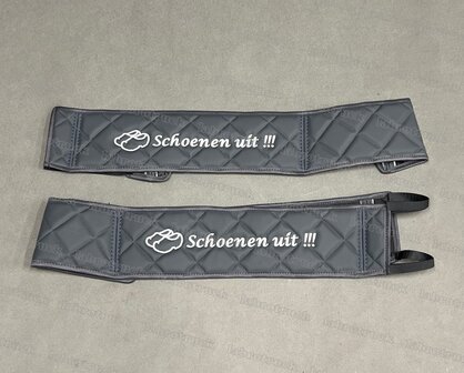 Stoelframe covers geschikt voor VOLVO FH4/5 doorgestikt lederlook