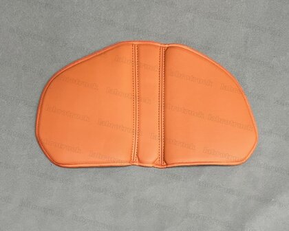 OP IS OP! Stuurkolom hoes geschikt voor VOLVO FH 5 / FH 4  vanaf 2013 glad lederlook oud oranje L33 met oranje stiksels.