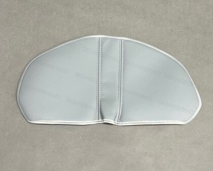 OP IS OP! Stuurkolom hoes geschikt voor VOLVO FH 5 / FH 4  vanaf 2013 glad lederlook grijs L42 met zilvergrijze stiksels.