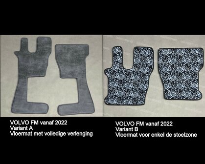 Vloermatten geschikt voor VOLVO glad pritstof
