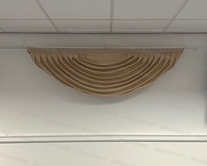 Wolkgordijn 1 boog met lange franjes 8 cm  (alleen een wolk zonder zijkanten)