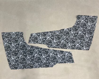 VOORRAAD VOORDEEL Losse stof deurbekleding  geschikt voor VOLVO FH4/5 dens grijs zonder logo