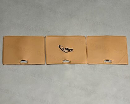 SALE ! Bekleding bovenkasten geschikt voor DAF XF SUPER SPACE CAB (3 grote) bruin L4 met labro logo in zwart.