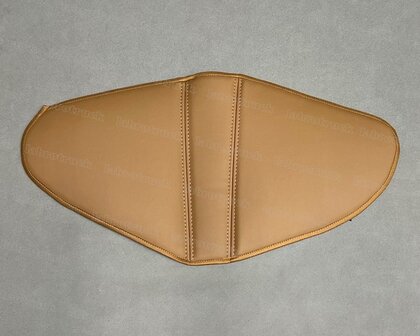 OP IS OP! Stuurkolom hoes geschikt voor DAF 105 XF, DAF XF EURO 6 (t/m 2022) glad lederlook bruin L4 met bruine stiksels.