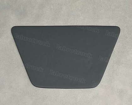 VOORRAAD VOORDEEL! Bovenste plankje voor het dashboard geschikt voor DAF XF EURO 6 (2009 t/m 2021), glad lederlook zwart L1