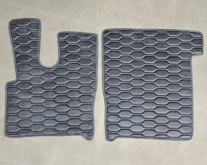 Vloermatten geschikt voor DAF XF EURO 6 (2013 t/m 2021) doorgestikt pritstof