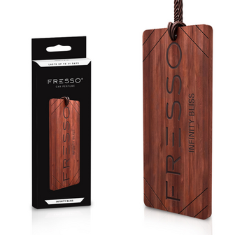  Fresso  houten geurhanger - Infinity Bliss Perfume