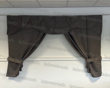 OP IS OP! Tussengordijn CLASSIC 140 cm kleur oud paper dust SP32  (zonder franjes). 