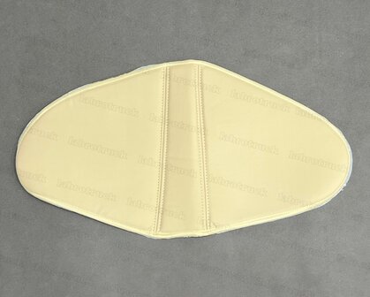 OP IS OP! Stuurkolom hoes geschikt voor DAF 105 XF, DAF XF EURO 6 (t/m 2022) glad lederlook OUD cappuccino L 5 met cappuccino stiksels.