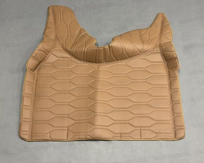 SALE! Tunnelhoes geschikt voor Volvo FH 5 / FH Aero / FH 4, zijkanten en middenstuk groot patroon horizontaal oud bruin LH4. Logo optioneel.