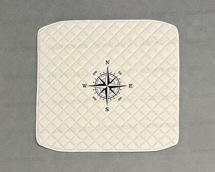 Tunnelmat geschikt voor DAF XG vierkantjes doorgestikt lederlook