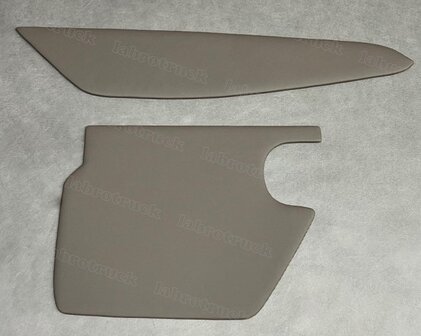 VOORRAAD VOORDEEL! Set dashboard plankjes geschikt voor SCANIA NEXT GENERATION S, R LABRO SERIE glad lederlook dark paper dust L65, zonder logo.