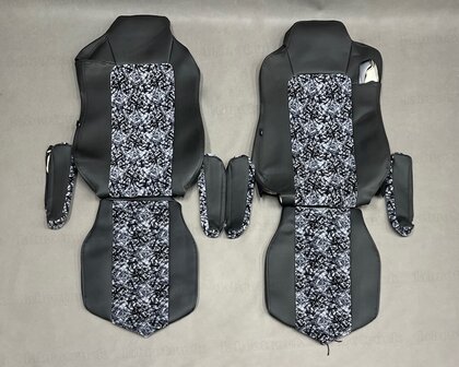 Stoelhoezen geschikt voor IVECO S-WAY Combinatie Deense Pluche