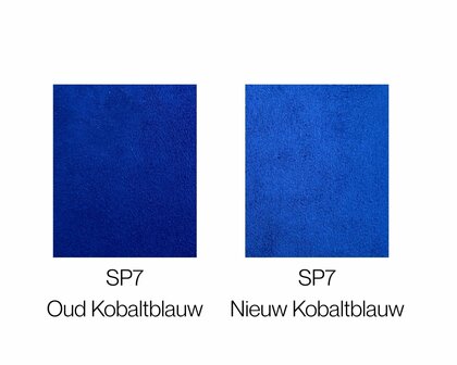 SALE : Raamband /voorraamstrook TYPE 8, Kleur: oud kobaltblauw SP7 met dubbel beige/zandkleur F50-3