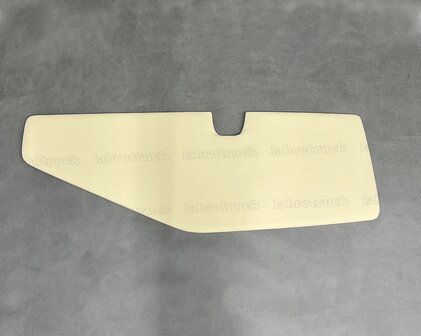 VOORRAADDEAL! Dashboard plankje VERSIE A geschikt voor MAN TGX 2021 glad lederlook beige L48, zonder logo.