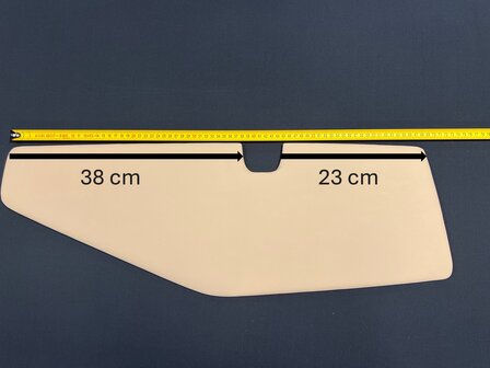 VOORRAADDEAL! Dashboard plankje VERSIE A geschikt voor MAN TGX 2021 PRIT stof beige T48, zonder logo.