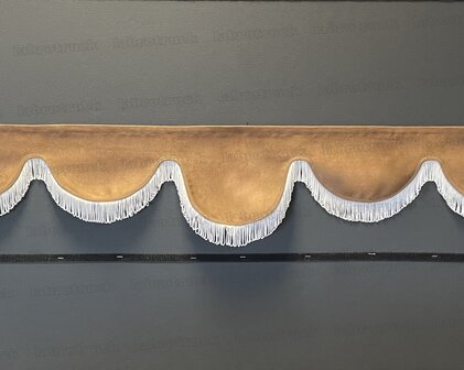 SALE: Raamband TYPE 6, Kleur: bruin SP 4 met enkel witte kleur F50-1