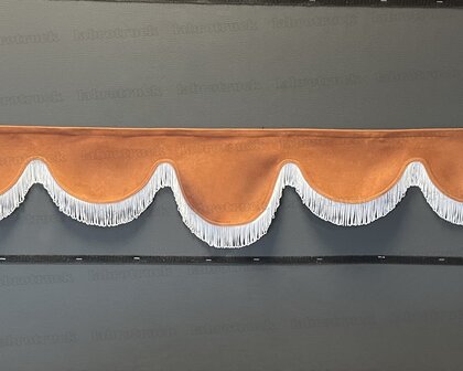 SALE: Raamband TYPE 6, Kleur: cognacbruin SP 3 met enkel witte kleur F50-1