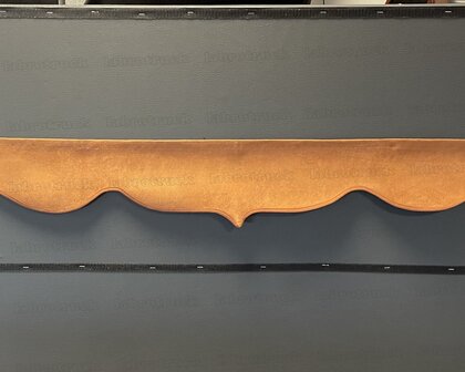 SALE: Raamband TYPE 3, Kleur: oud oranje/bruin zonder franjes 