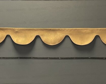 SALE: Raamband TYPE 1, Kleur: bruin SP 4 zonder franjes (met bruin SP 4 afwerkrand)