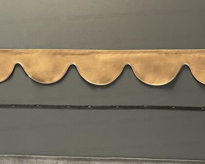 SALE: Raamband TYPE 1, Kleur: oud bruin SP 4 zonder franjes (met brons afwerkrand)