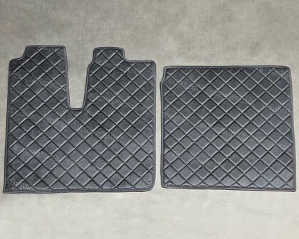 Vloermatten geschikt voor MAN doorgestikt pritstof