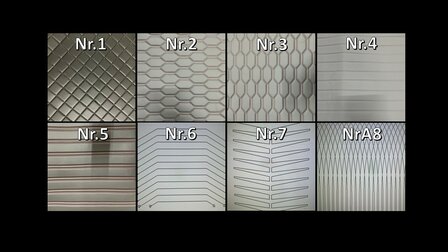 PATROON Deurpanelen geschikt voor SCANIA NEXT GEN.  MODEL 1  Patroon nr.2 doorgestikt lederlook