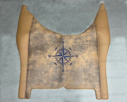 Tunnelhoes geschikt voor DAF XF New gen (vanaf 2022) glad pritstof middenstuk