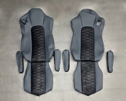 Stoelhoezen geschikt voor IVECO S WAY met PATROON TYPE 2