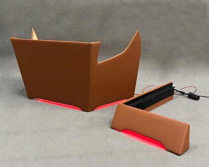 Optie voor LED-verlichting Stoelhoeken geschikt voor DAF New gen XG glad lederlook
