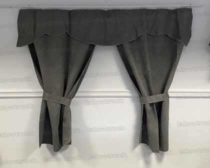 💥OP IS OP! Tussengordijn CLASSIC 170 cm kleur oud grijs SP6  (zonder franjes).