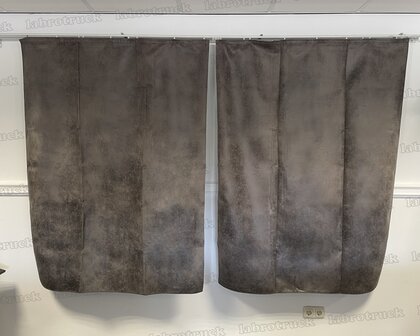 SALE! Tussengordijnen STARTER (lengte 170 cm) oud paperdust T32, met embrasses