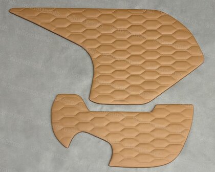 PATROON Dashboard plankje geschikt voor DAF New gen XG, XF, XD Patroon nr.2 doorgestikt lederlook