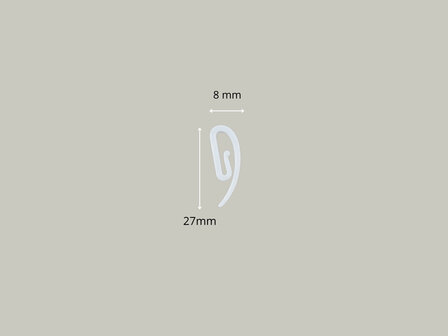 Haakjes per 100 stuks 