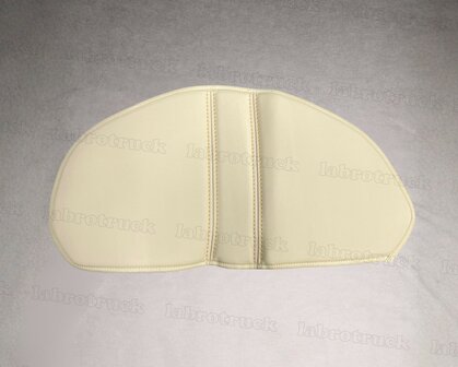 OP IS OP! Stuurkolom hoes geschikt voor VOLVO FH 5 / FH 4  vanaf 2013 glad lederlook Beige L48 met Goud-Honing stiksels.