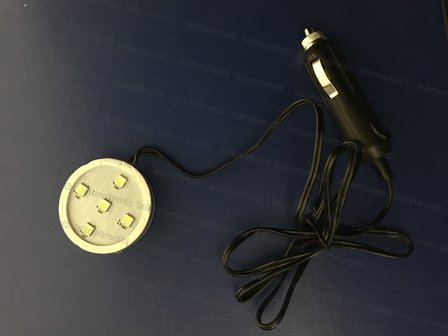 Poppy  ledverlichting  WIT LED  12/24V sigarettenaansteker 