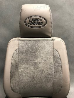 Stoelhoezen geschikt voor Land Rover Defender  half lederlook  Prit-Lederlook b.j. t/m  2013