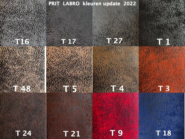 Losse splitpen knopen in lederlook / prit stof / alcantara stof 
