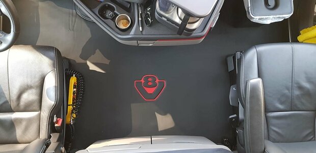 Tunnelhoes geschikt voor SCANIA S doorgestikt pritstof