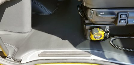 Tunnelhoes geschikt voor SCANIA S doorgestikt pritstof