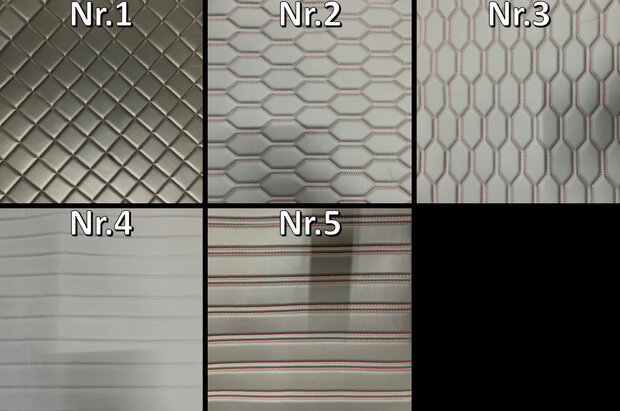 Vloermatten geschikt voor DAF XF 2013 doorgestikt pritstof