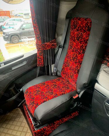 Stoelhoezen geschikt voor IVECO S-WAY Combinatie Deense Pluche