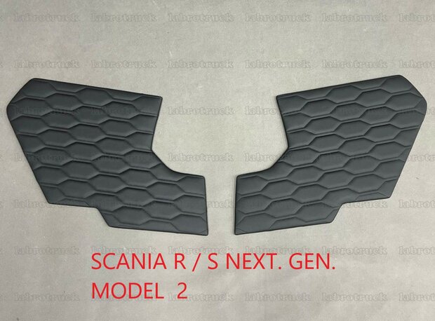 Deurpanelen geschikt voor SCANIA NEXT GEN.  glad lederlook